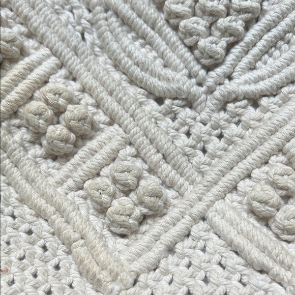 Vintage Macrame Zipper Purse Made In People's Republic Of China - Picture 5 of 12